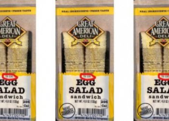 Các sản phẩm trứng đóng gói của Reichel Foods và Great American Deli bị thu hồi