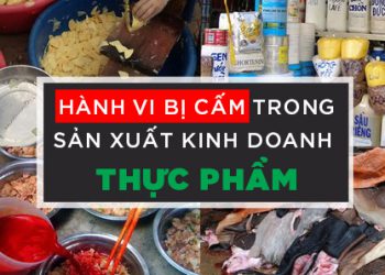 Những hành vi bị cấm trong sản xuất, kinh doanh thực phẩm