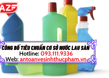 Công bố tiêu chuẩn cơ sở nước lau sàn mới nhất theo đúng quy định