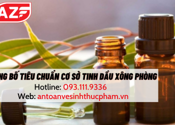 Hướng dẫn công bố tiêu chuẩn cơ sở tinh dầu xông phòng