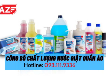 Công bố chất lượng nước giặt quần áo đầy đủ, chính xác nhất