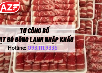 Hướng dẫn tự công bố thịt bò đông lạnh nhập khẩu