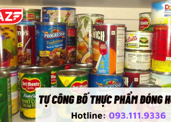 Hướng dẫn tự công bố thực phẩm đóng hộp đúng quy trình