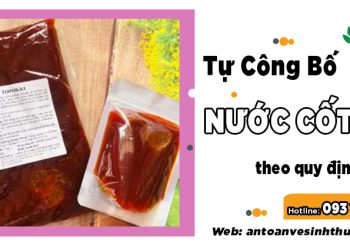 Tự công bố nước cốt lẩu theo quy định của Bộ Y tế