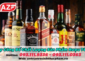 Tự công bố chất lượng sản phẩm rượu tết 2022