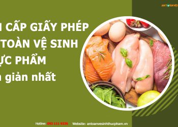 Xin cấp giấy phép an toàn vệ sinh thực phẩm đơn giản nhất