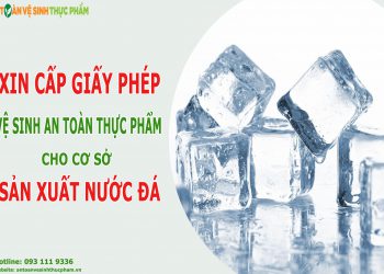 Xin cấp giấy phép vệ sinh an toàn thực phẩm cơ sở sản xuất nước đá
