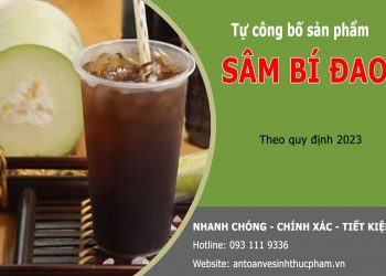 Thủ tục tự công bố sản phẩm sâm bí đao đơn giản nhất
