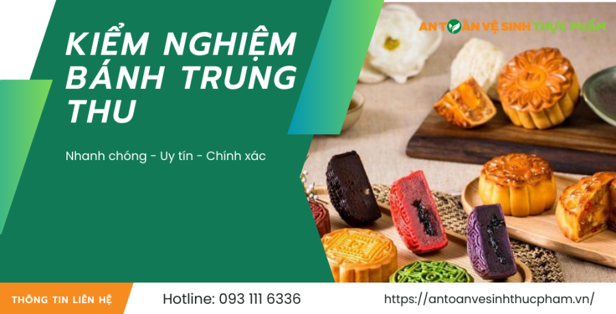 Kiểm nghiệm bánh trung thu, các chỉ tiêu kiểm nghiệm bánh trung thu