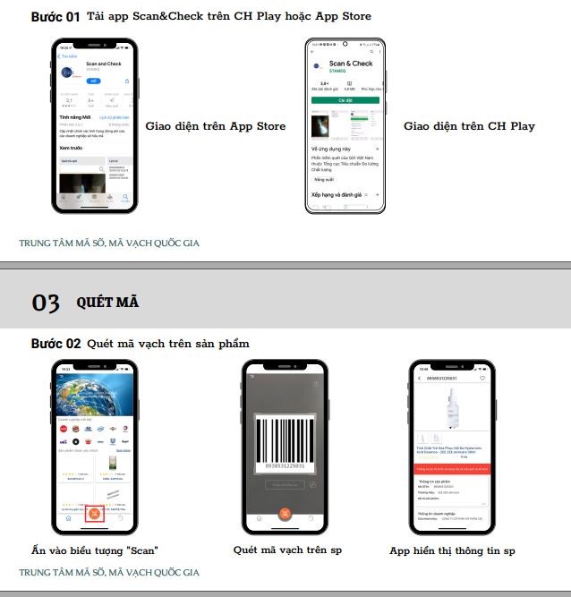 Hướng dẫn sử dụng Scan and Check: kiểm tra mã vạch trên điện thoại