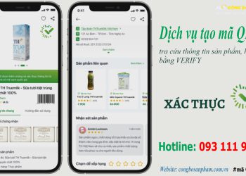 Dịch vụ tạo mã QRcode - Xác thực thông tin sản phẩm, hàng hóa bằng VERIFY