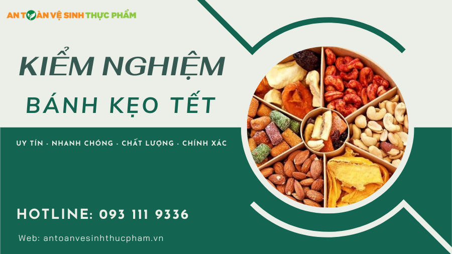 Kiểm nghiệm bánh kẹo Tết trước khi lưu hành ra thị trường