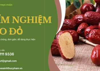 Quy trình kiểm nghiệm táo đỏ đơn giản nhanh chóng