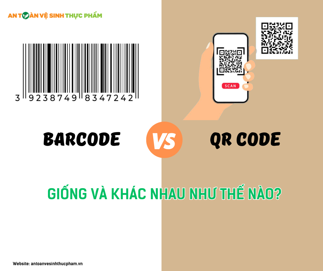 Barcode và QR code khác nhau như thế nào?