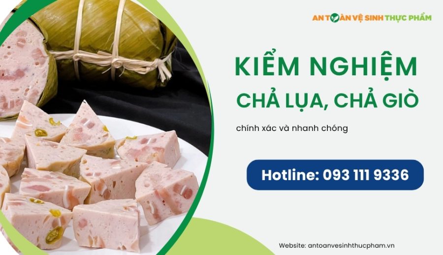Hướng dẫn kiểm nghiệm chả lụa, chả giò chính xác nhất