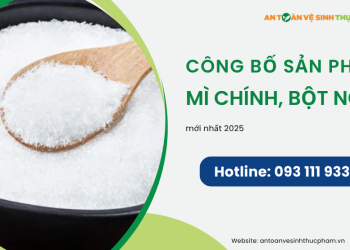 Công bố sản phẩm mì chính ( bột ngọt ) mới nhất 2025