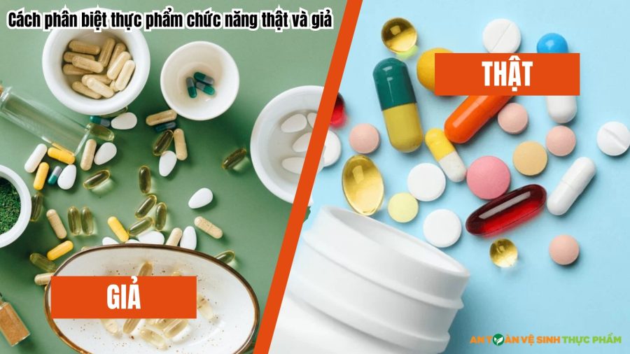 Cách phân biệt thực phẩm chức năng thật và giả