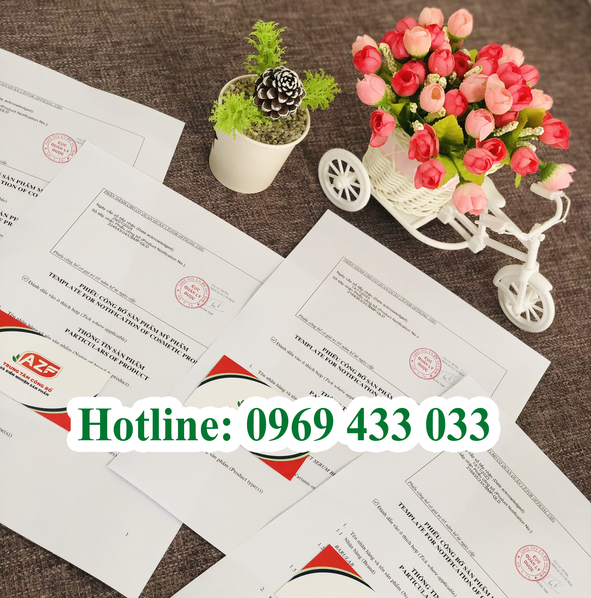 Liên hệ ngay để được tư vấn chính xác nhất về thủ tục công bố dầu gội, dầu xả