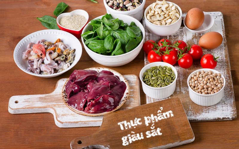 Thực phẩm giàu sắt