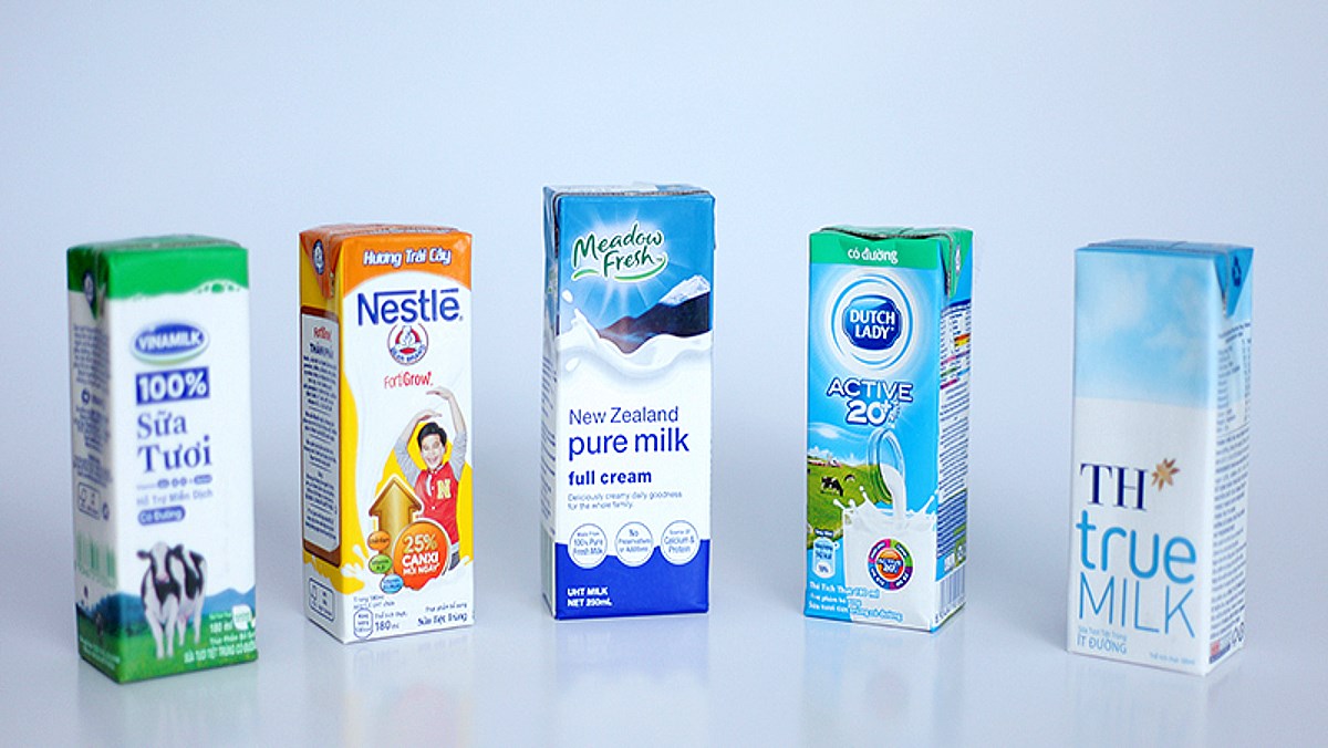 Một số sản phẩm sử dụng bao bì TetraPak