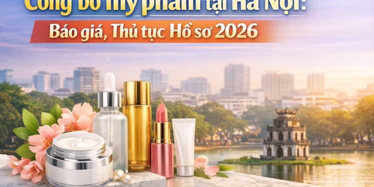 Công bố mỹ phẩm tại Hà Nội: Báo giá, Thủ tục Hồ sơ 2026