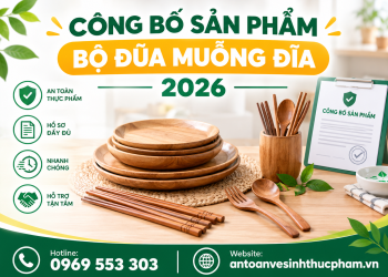 Công bố sản phẩm bộ đũa muỗng đĩa 2026